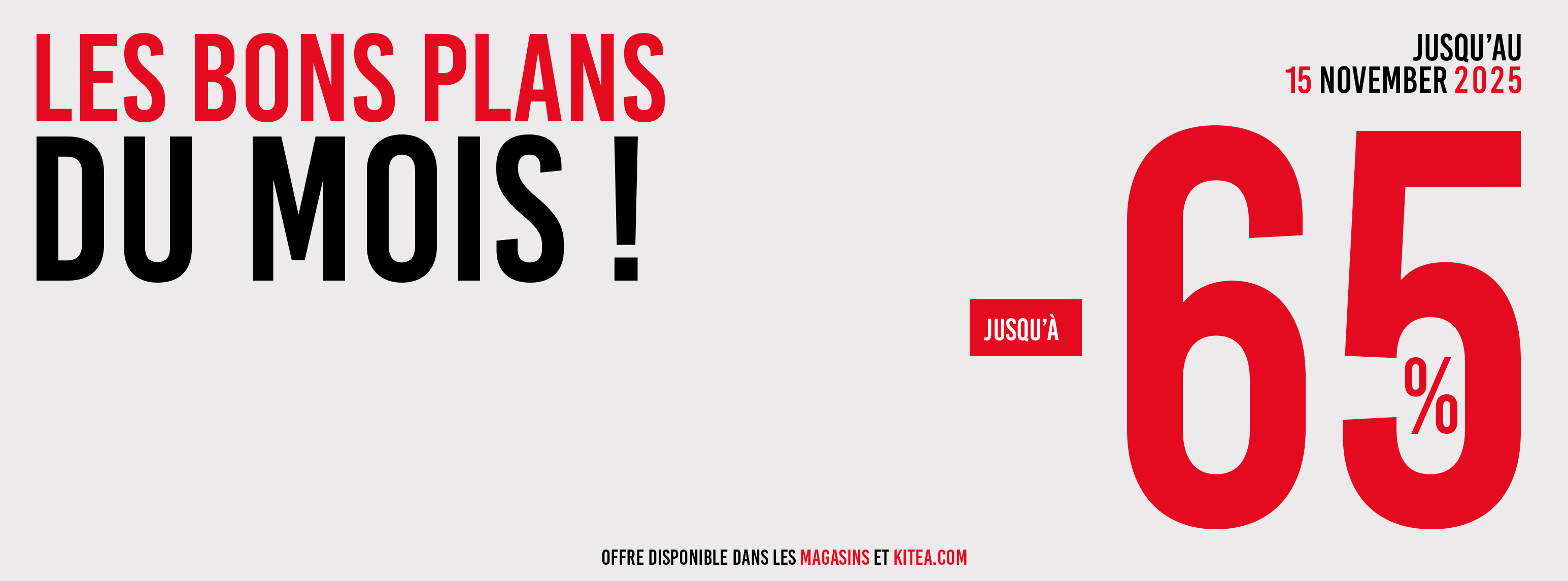Bons plans - Promotions