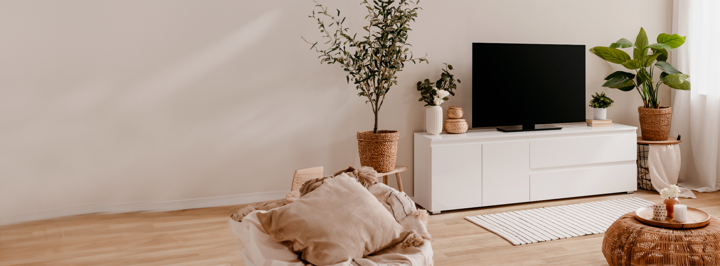 Meuble TV sur pieds - Meuble TV