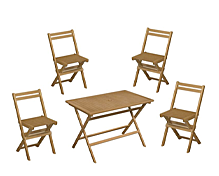 Ensemble table et chaise de jardin