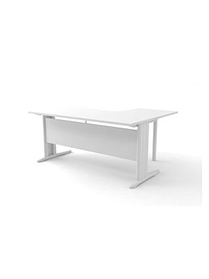 Bureau BRASILIA Compact Gauche - Blanc