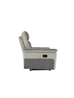 Fauteuil SEATTLE avec relax manuel - Gris