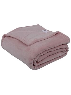 Couverture En Flanelle 160x220cm - Rose