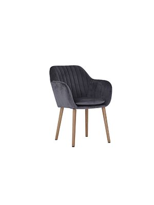 Fauteuil EMILIA - Gris Foncé