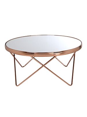 Table D'appoint DEMITRA En Acier - Rose / Gold