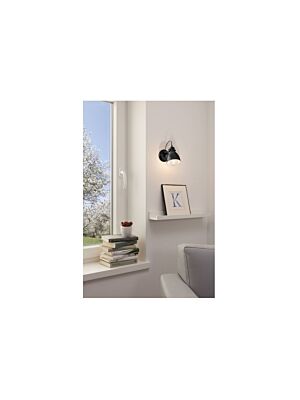 Applique Murale PRIDDY - Noir / Blanc