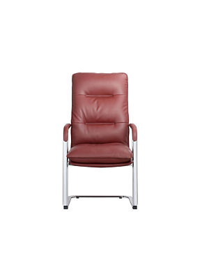 Fauteuil visiteur BOYU - Marron