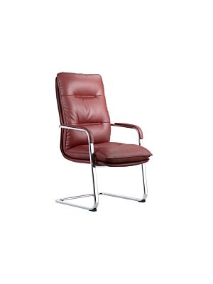 Fauteuil visiteur BOYU - Marron