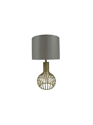 Lampe De Table En Verre 25x44cm - Gold