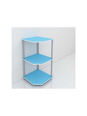 Etagère HVP 2 Niveaux 39,5x39,5x75,5cm - Bleu