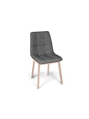 Chaise COLUMBIA - Gris / Chêne