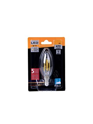 Ampoule E14 C35 4W 2700K KLAR - Blanc / Jaune