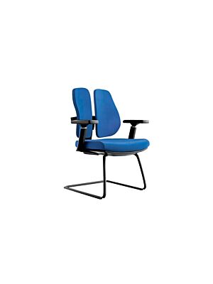 Fauteuil visiteur PINKY - Bleu