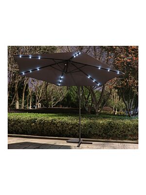 Parasol UMBERTO Avec Led - Anthracite 