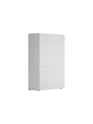 Armoire De Coin FLEXI - Blanc / Gris Clair