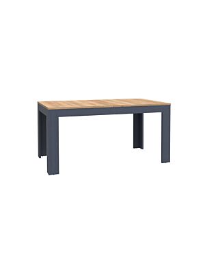 Table À Manger Extensible BOHOL - Bleu Navy / Chêne