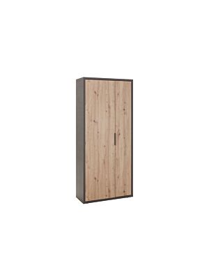 Armoire SEGNO 2 Porte 85,1x35,3x192cm Chêne / Anthracite