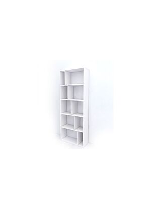 Bibliothèque HVP 62x23,8x165,5cm - Blanc