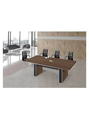 Table De Conférence EXCELLENCE 240x120x78cm - Marron