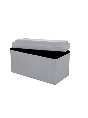 Coffre Banc Pliable Compatible BRIQUE - Gris