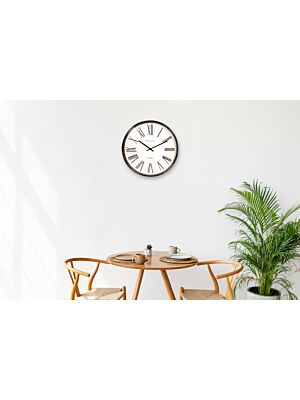 Horloge Murale 35,5x35,5x4,2cm - Noir