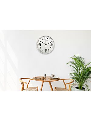 Horloge Murale 29,3x29,3x5cm - Blanc