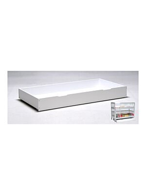 Tiroir Lit DIABLOTIN 93,2x187x22,6cm - Blanc