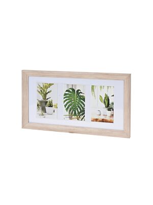 Cadre Photo Aspect Bois 24x44x2cm - Beige 