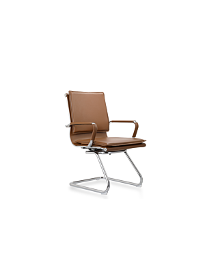 Fauteuil VISITEUR FUNCTION - Marron