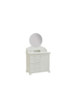 Extension de commode à MIROIR Range-Bijoux SECRET GARDEN - Blanc