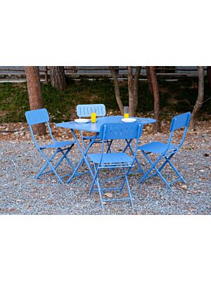 Set PIPA Avec 4 Chaises + Table - Bleu