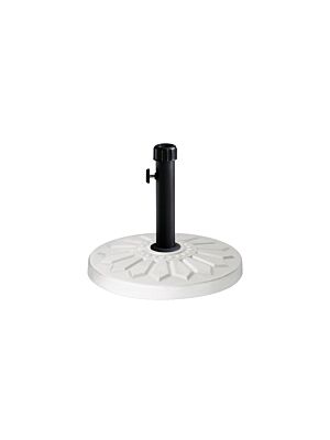 Base Parasol 13 Kg Ronde - Blanc