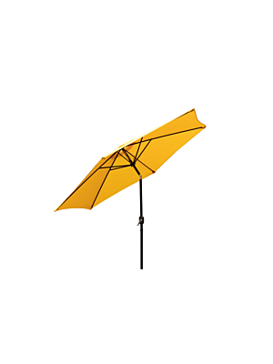 Parasol Droit BASIC SUN  Avec Air Vent 300cm - Moutarde