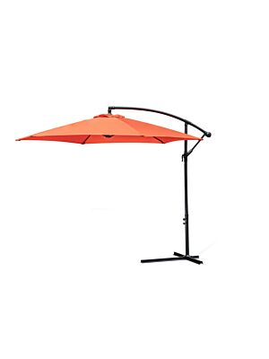 Parasol Déporté HAPPY SUN Avec Air Vent 300cm - Terracotta