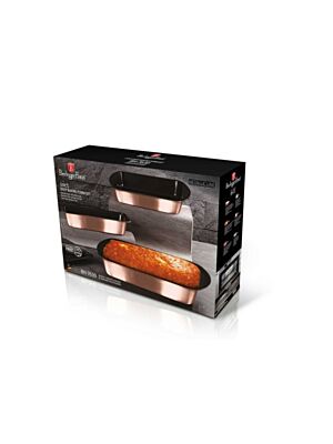 Set De 3 Moules À Pâtisserie 40x28x7cm - Rose Gold