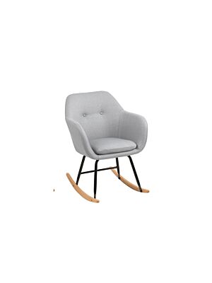 Fauteuil À Bascule EMILIA - Gris Clair