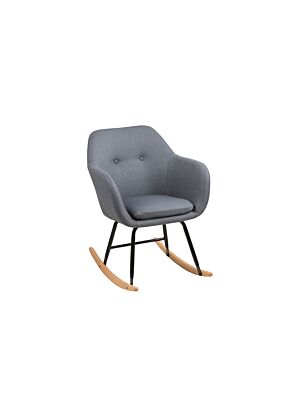 Fauteuil À Bascule EMILIA - Gris Foncé