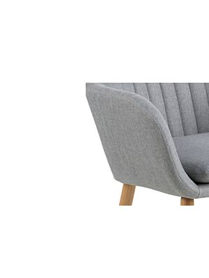 Fauteuil EMILIA - Gris Clair