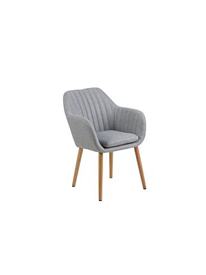 Fauteuil EMILIA - Gris Clair