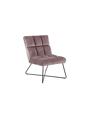 Fauteuil ALBA - Vieux Rose