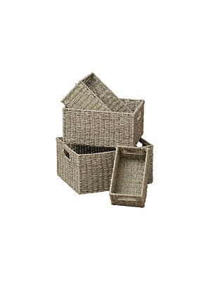 Panier Rectangulaire 35x25x18cm - Beige