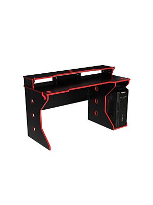 Bureau ATLANTIX GAMING 1 - Noir / Rouge 