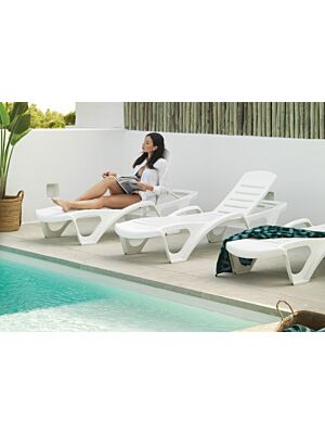 Bain De Soleil Multipostions MONOBLOCK - Blanc 