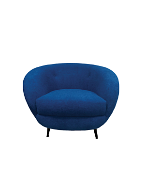 Fauteuil VENISE- Bleu Paon