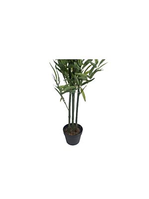 Plante Artificielle Bambou Avec Pot - Vert