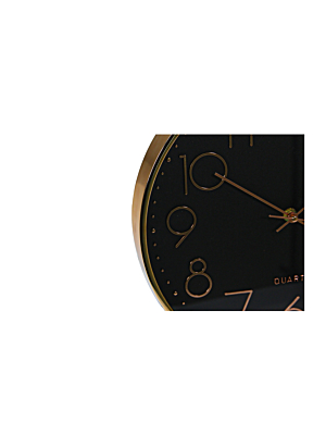 Horloge Murale 30,5cm - Rose Gold / Noir