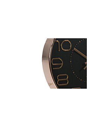 Horloge Murale 25,4 cm - Rose Gold / Noir  