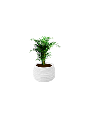 Pot En Fibre 16cm - Blanc