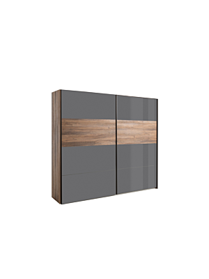 Armoire INFINITO  - Marron / Gris