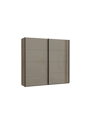 Armoire SAVONA - Gris / Beige