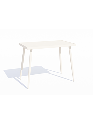 Table Haute rectangulaire CARGO - Blanc